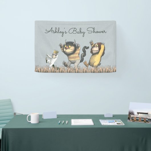 Où les choses sauvages sont une bannière Baby show (Salon professionnel)