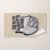 Où Les Coups De Feu Se Déchirent (hockey) (Serviette à main)