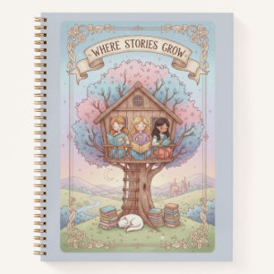 Où les histoires grandissent Treehouse & Journal d