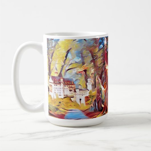 Où Les Unicornes Jouent Pop Art, Café Mug (Gauche)