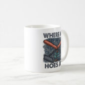 Où Mes Pieds À Funny Gardening Citer Mug (Devant droit)