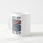 Où Mes Pieds À Funny Gardening Citer Mug (Devant gauche)