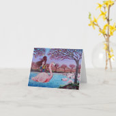 Où pour le mille d'art ? carte pour notes (Fleur jaune)