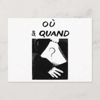 Ou & Quand Briefkaart
