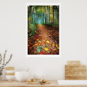 Où se rassemblent les feuilles, affiche (Cuisine)