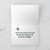 "Où sont allés tous les sages ?" Carte de Noël (Intérieur)