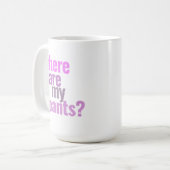 Où Sont Mes Pantalons ? Mug café début matin (Devant gauche)