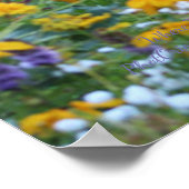 Où Trois Jardins Rencontrent Poster 36x24 (Coin)