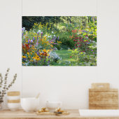 Où Trois Jardins Rencontrent Poster 36x24 (Cuisine)