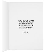 Où vous allez, je vais aller la carte de voeux de  (Intérieur (Droit))