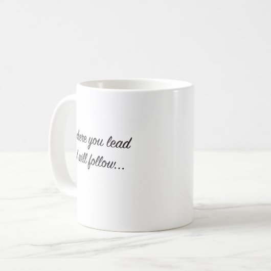 Où Vous Diriger, Je Suis La Mug De Café (Devant gauche)