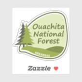 Ouachita Nationaal Bos Sticker (Vel)