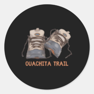 Ouachita Trail Wandelschoenen Ronde Sticker