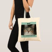 Ouah ! Sac fourre-tout de chat (Devant (produit))