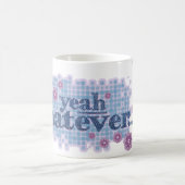 ouais quoi que ce soit... mug bleu denim et rose (Centre)