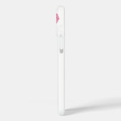 "Ouais quoi que ce soit" rouge & blanc coque iphon (Verso / Gauche)