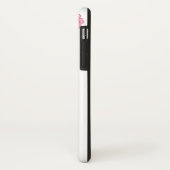 "Ouais quoi que ce soit" rouge & blanc coque iphon (Dos/Gauche)