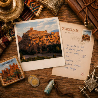 Ouarzazate Maroc Carte Postale Voyage Kasbah Vinta