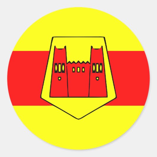 Ouarzazate, Marokko Ronde Sticker (Voorkant)
