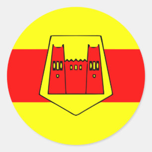 Ouarzazate, Marokko Ronde Sticker