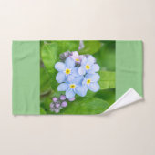 Oublie-moi-non, (Serviette à main)