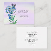 Oublie-moi pas carte de visite (Devant / Derrière)