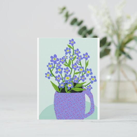 Oublie-moi pas carte postale (Debout devant)