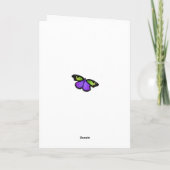 OUBLIE-MOI PAS LA CARTE D'ANNIVERSAIRE (Dos)