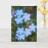 OUBLIE-MOI PAS LA CARTE D'ANNIVERSAIRE (Fleur jaune)