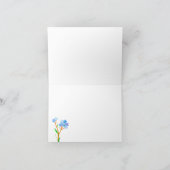 Oublie-moi pas le Merci à fleurs (Intérieur)