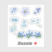 Oublie-moi pas les autocollants (Feuille)