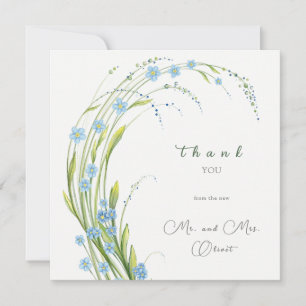 Oublier le Carte de remerciements Mariage