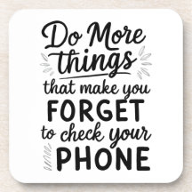 Oublier le Dessous de verre téléphonique