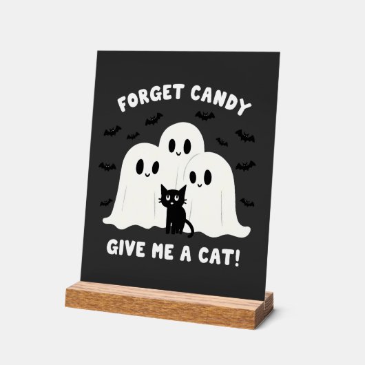 Oubliez Le Bonbon Donne-Moi Un Chat Halloween Éffr (Angle)