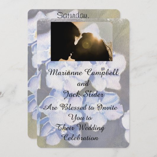 OUBLIEZ-MOI LES NOTES FAIRE-PART DE MARIAGE PERSON (Devant / Derrière)