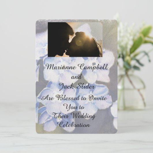 OUBLIEZ-MOI LES NOTES FAIRE-PART DE MARIAGE PERSON (Debout devant)