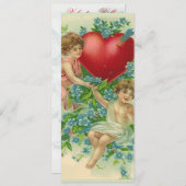 Oubliez-moi menu de Valentine de noeud (Devant / Derrière)