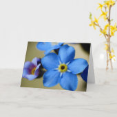 Oubliez-moi-non 11 Carte de fête des mères (Fleur jaune)