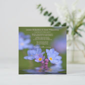 Oubliez-moi pas des invitations de mariage de (Debout devant)