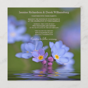 Oubliez-moi pas des invitations de mariage de