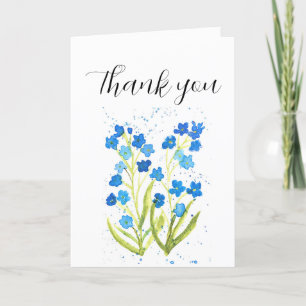 Oubliez-moi pas Fleurs Baby shower Merci