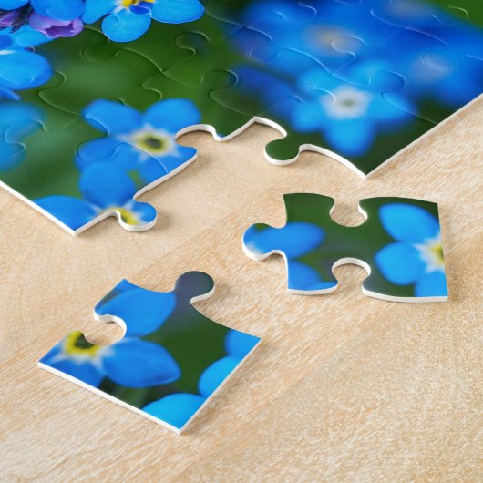 Oubliez-moi pas Floral Jigsaw Puzzle (Côté)