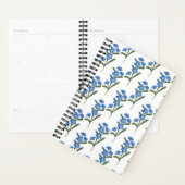 Oubliez-moi pas Flower Planner - Motif blanc (Devant avec enveloppe)