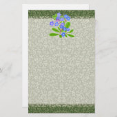 Oubliez-moi pas la papeterie florale (Devant / Derrière)