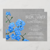 Oubliez-moi, pas les invitations à la douche nupti (Devant / Derrière)