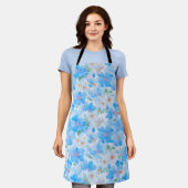 Oubliez-moi pas les tabliers d'aquarelle de fleurs (Porté)