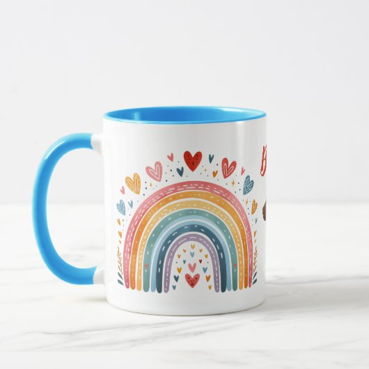 Oubliez-moi-Pas Memorial Mug Rainbow Bridge (Gauche)