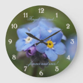 Oubliez-moi-pas pour toujours et jamais Horloge mu (Recto)