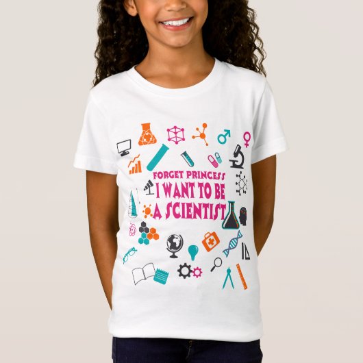 Oubliez princesse I Want To Be un T-shirt de (Devant)