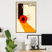 Oubliez tout poster de cinéma italien (Bureau à domicile)